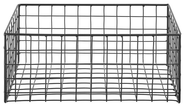 DEPOSIT fém tárolókosár, fekete 30 x 20cm