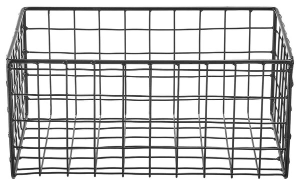 DEPOSIT fém tárolókosár, fekete 26 x 17cm