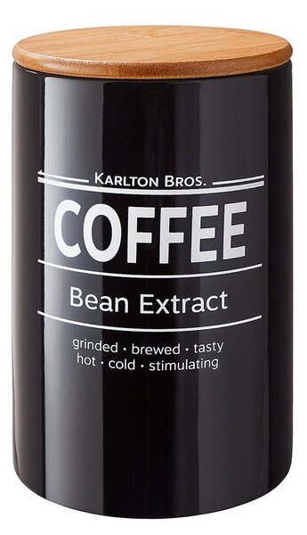 KARLTON BROS. kávétartó, fekete 1,1 liter