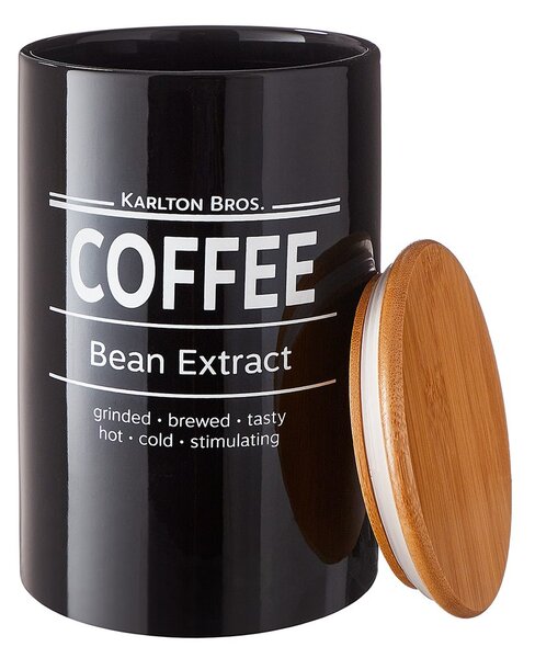 KARLTON BROS. kávétartó, fekete 1,1 liter