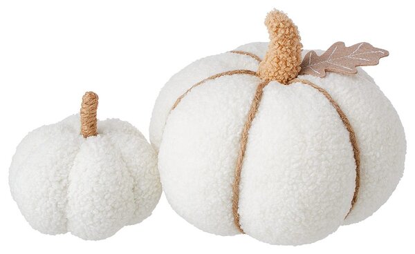 PUMPKIN plüss dekor tök, Ø12 cm