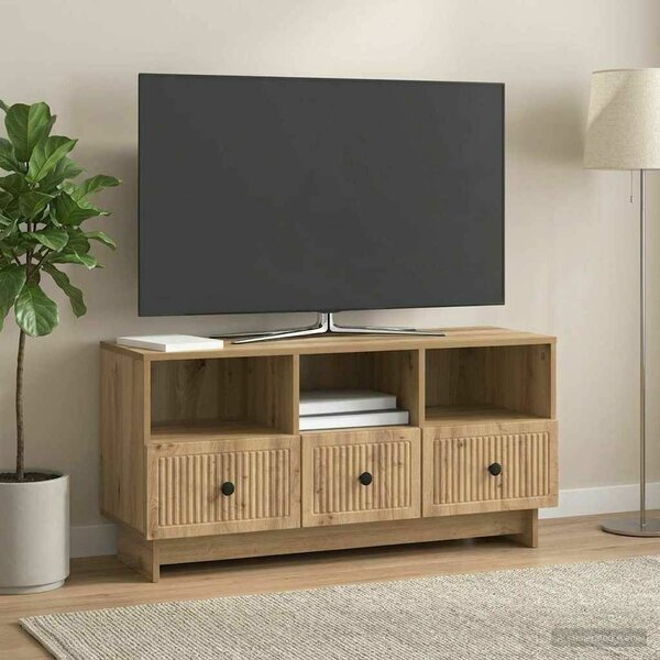 TV szekrény Kézműves Tölgy 102 x 34,5 x 50 cm Szerelt Fa