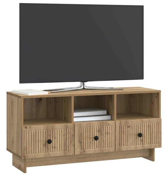 TV szekrény Kézműves Tölgy 102 x 34,5 x 50 cm Szerelt Fa