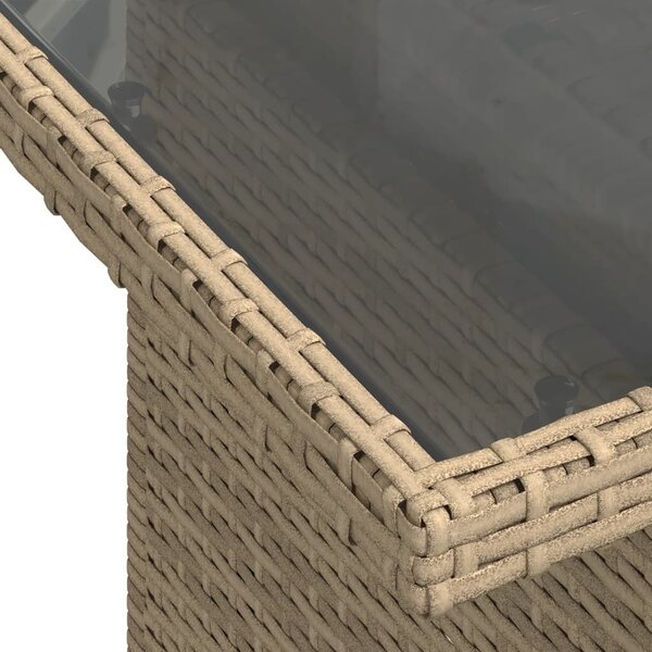 VidaXL Polyrattan Kerti Ülőgarnitúra - 10 részes szett