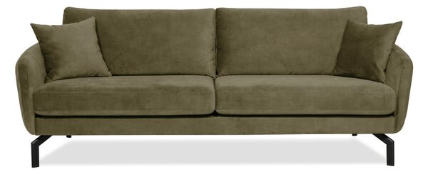 Magic zöld kanapé bársony felülettel, szélesség 230 cm - Scandic