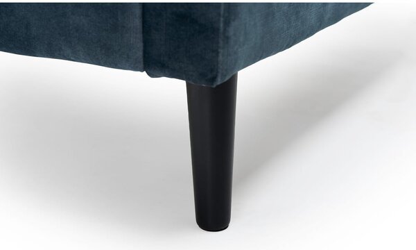 Adagio sötétkék bársony kanapé, 153 cm - Scandic