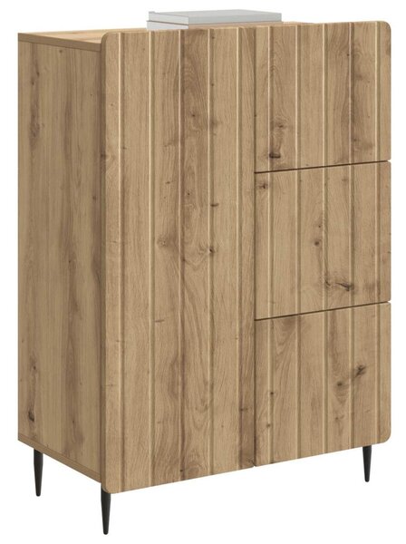 Széf fiókkal Kézműves Tölgy 66 x 34,5 x 91,5 cm Szerelt Fa