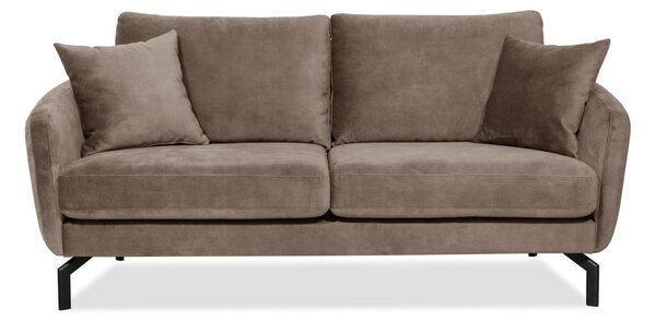 Magic barnásszürke kanapé bársony felülettel, szélesség 190 cm - Scandic