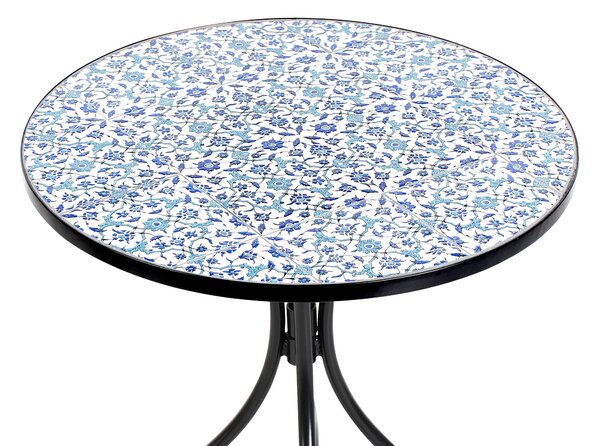 Bisztró asztal CHAPECO 60 cm 60 cm Fém Fekete
