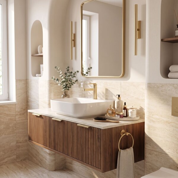 Rea, Fürdőszobai csaptelep Rea Grace Brush Gold, REA-B8932