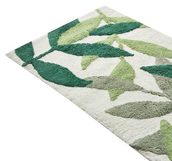 Fürdőszobaszőnyeg ASAN Zöld 60 x 90 cm Pamut