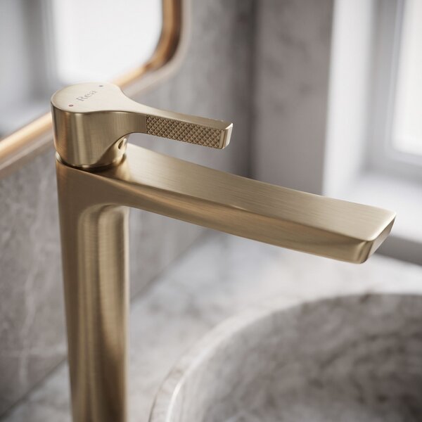 Rea, PRÉMIUM REA Maxim Brush Gold magas mosdócsaptelep, REA-B8951
