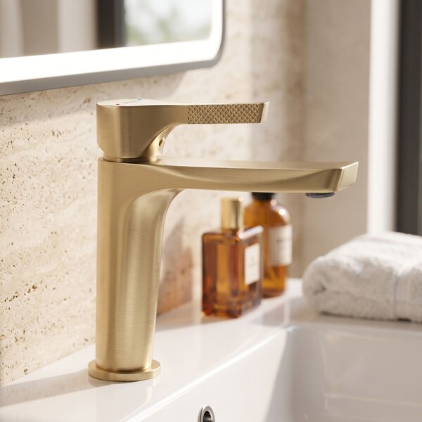 Rea, PREMIUM mosdócsaptelep REA Maxim Brush Gold Low, REA-B8938