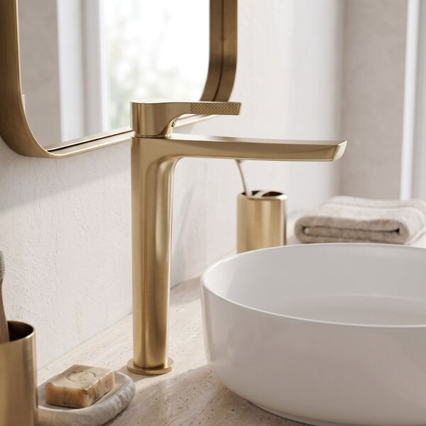 Rea, PRÉMIUM REA Maxim Brush Gold magas mosdócsaptelep, REA-B8951