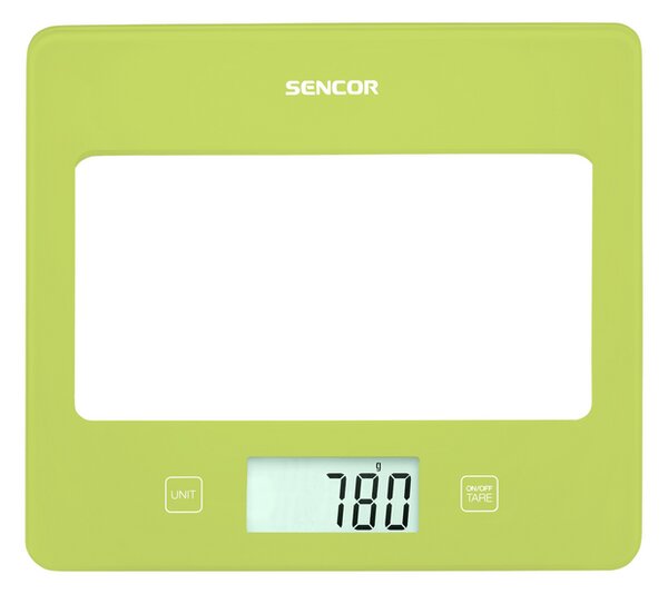 Sencor SKS 5031GR Konyhai mérleg, Zöld