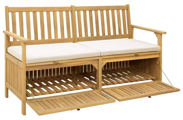 Tárolópad 2 -Seater 148 x 63 x 84 cm Négyszögletes