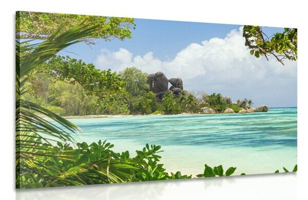 Kép La Digue szigetén