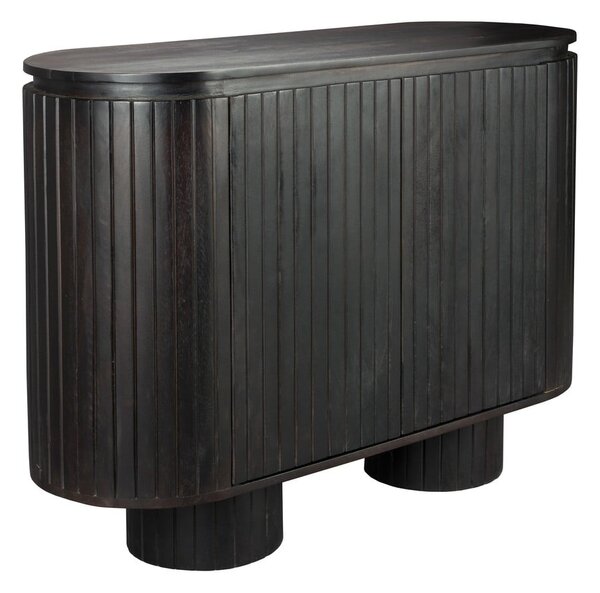 Sötétbarna mangófa szekrény 110x80x40 cm Kenji – Dutchbone