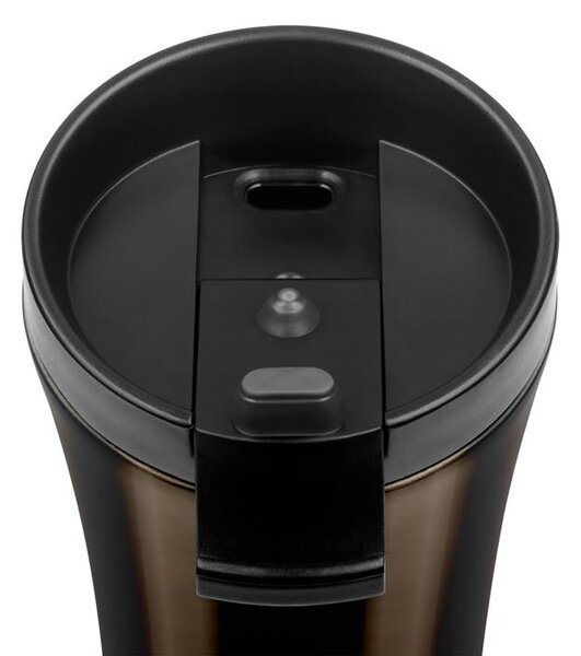 Thermo bögre TEESA 500ml sötétbarna
