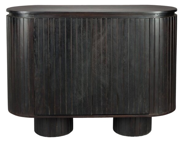 Sötétbarna mangófa szekrény 110x80x40 cm Kenji – Dutchbone