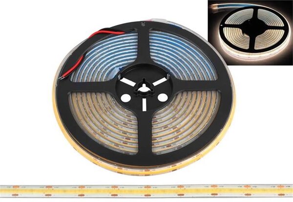 LED szalag COB IP67 3000K 1500lm/m 48W 5m