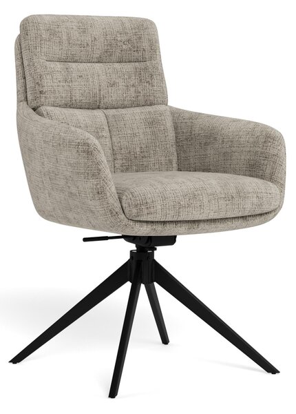 Szék Norsica 1034, 90x62x67cm, Fekete, Szürke