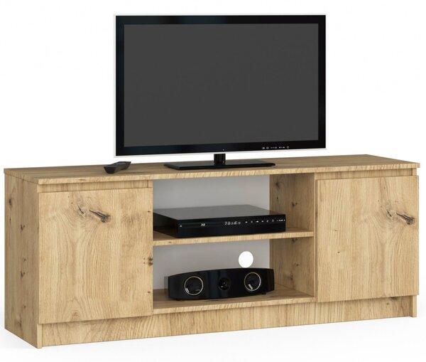 AKORD CLP Artisan TV-állvány Laminált Tölgy 140