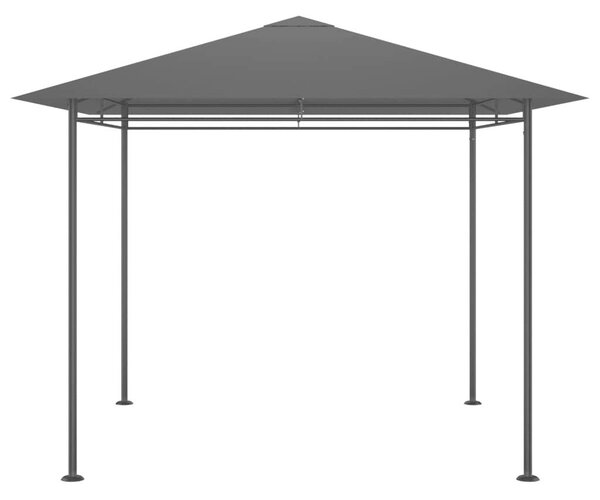 Acél Pavilon - 3x3x2,7m - Antracitszürke - 180g/m²