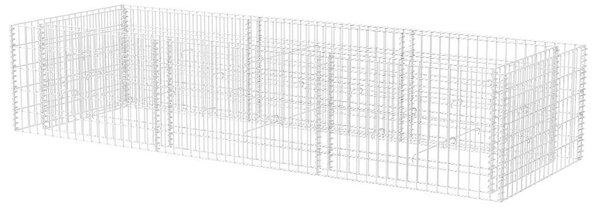 VidaXL Gabion Magaságyás - Acél - 270x90x50 cm