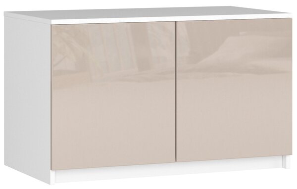 AKORD CLP Szekrényfelső Cappuccino Magasfényű 90cm