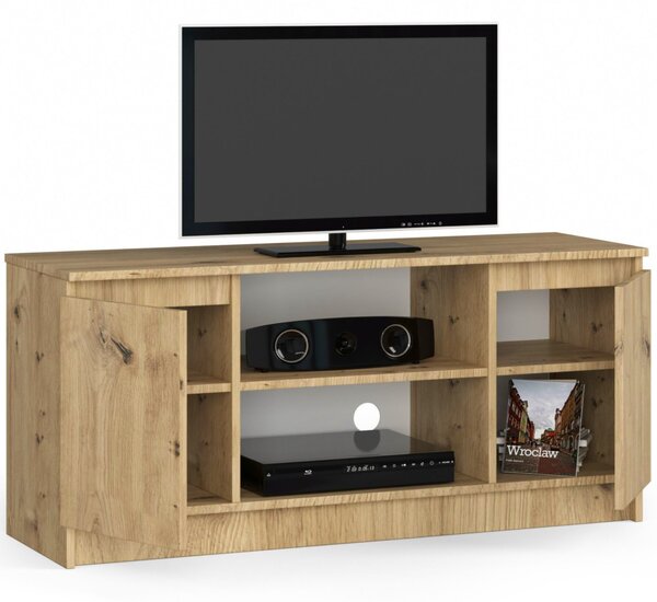 AKORD CLP TV Szekrény Artisan Tölgy Laminált 120cm