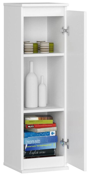 AKORD CLP W30 Fali Vitrin Laminált Fehér Matt