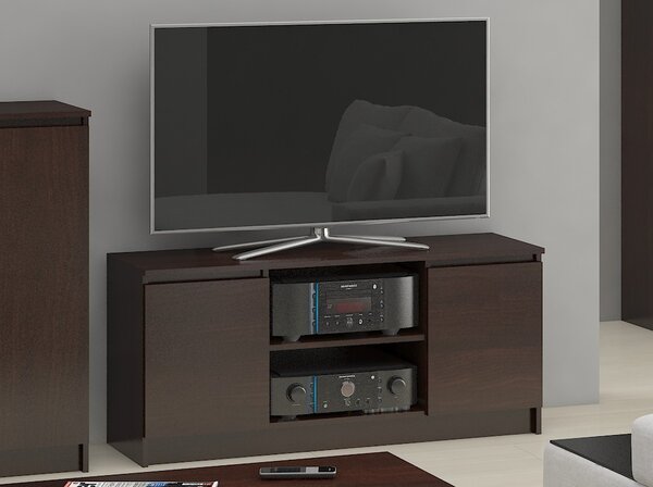 AKORD CLP TV-szekrény 120 Laminált Wenge