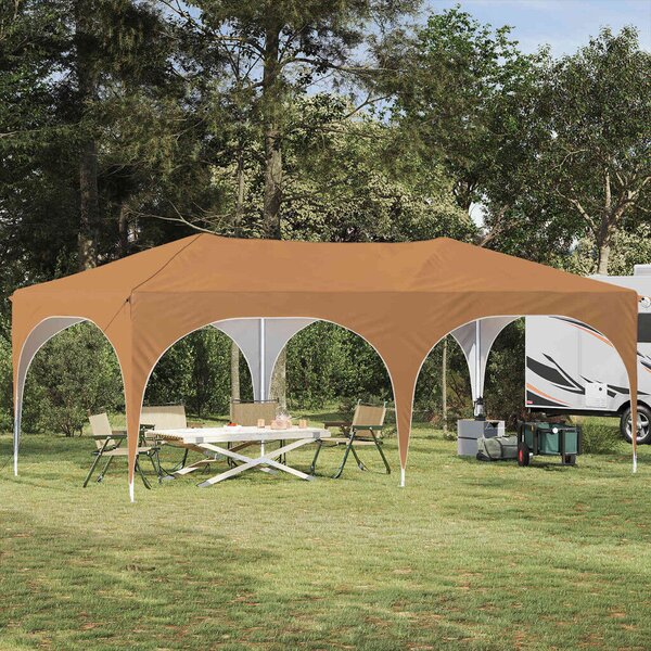 Parti sátor 575 x 288 x 245 cm Bézs Oxford Szövet