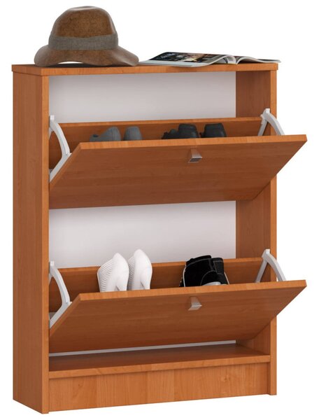 AKORD Klasszikus Billenő Cipősszekrény Laminált Éger 60cm
