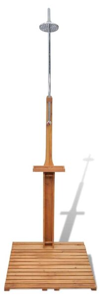 VidaXL Fa Kerti Zuhanyzó - Keményfa és Fenyő - 221cm