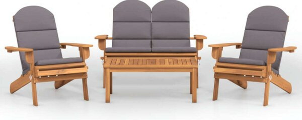 Vidaxl Adirondack Kerti Ülőgarnitúra - 4 részes