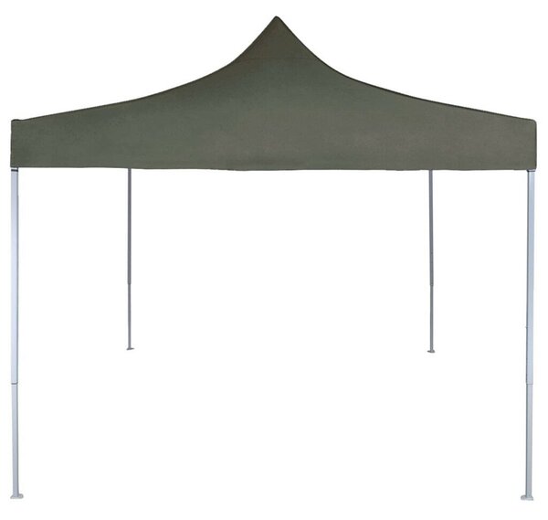 Partysátor 200 x 200 x 315 cm Antracitszürke Oxford Szövet