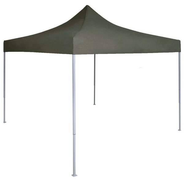 Partysátor 200 x 200 x 315 cm Antracitszürke Oxford Szövet