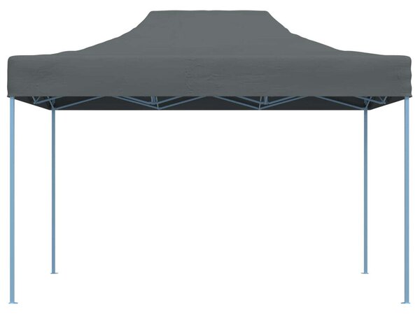 Partysátor 280 x 410 x 315 cm Antracitszürke Oxford Szövet