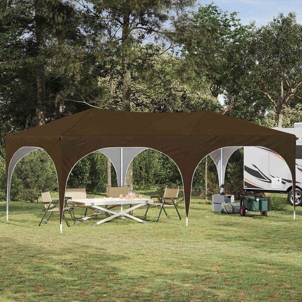 Parti sátor 575 x 288 x 245 cm Tópszínű Oxford Szövet