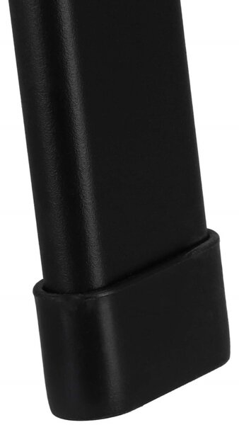 Springos fém kerti Szék 73x55,5x93cm 2db - Fekete