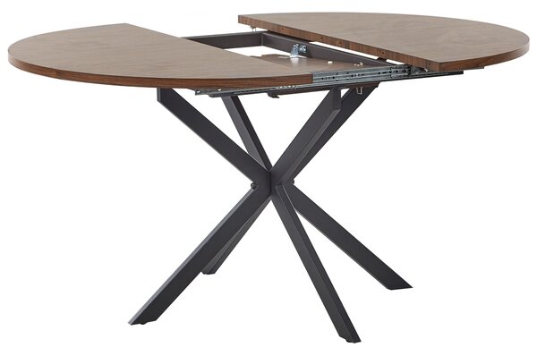 Kihúzható étkezőasztal FRIONA Sötétbarna 110/140 cm 110 cm