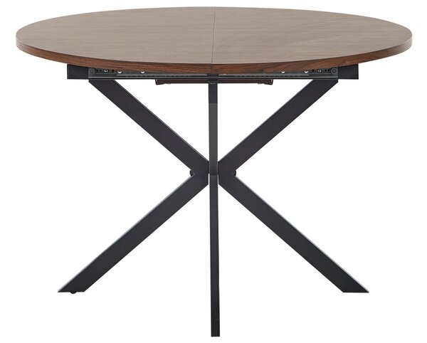 Kihúzható étkezőasztal FRIONA Sötétbarna 110/140 cm 110 cm