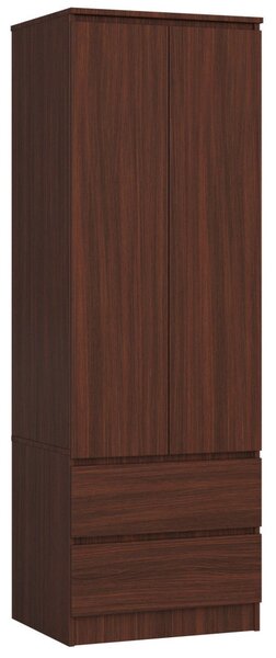 AKORD Star S60 Ruhásszekrény Wenge 2 Ajtós 2 Fiókos