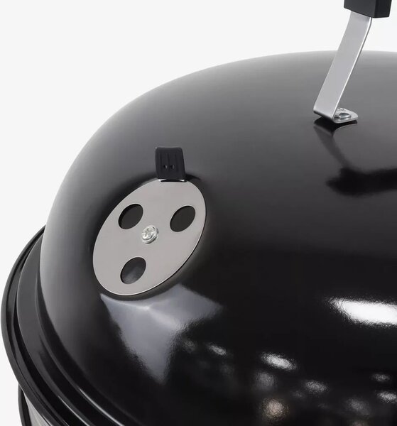 Gregman Roast 2 az 1-ben elektromos szénszálas grill, fekete