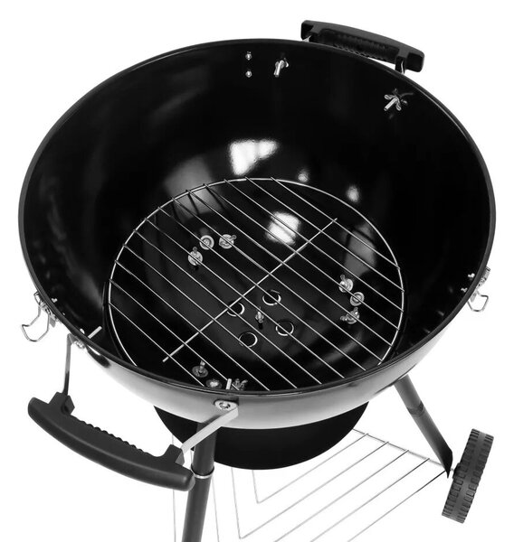 Gregman Roast 2 az 1-ben elektromos szénszálas grill, fekete