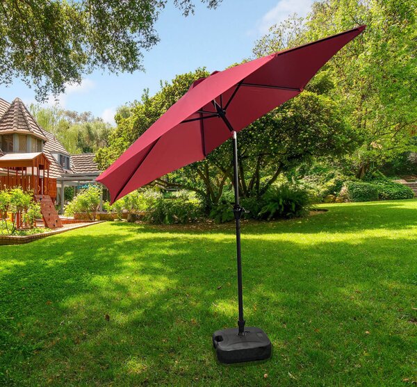 Fancy Garden Orient Vízálló Kerti Napernyő Piros