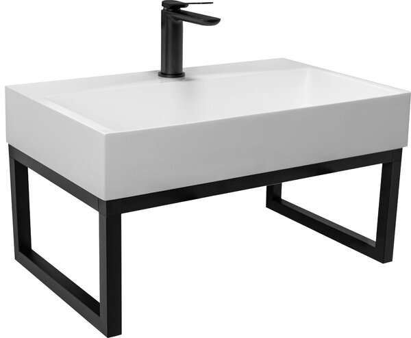 Rea, REA GOYA pultra építhető konglomerátum mosogató - 60 cm, KPL-U8901