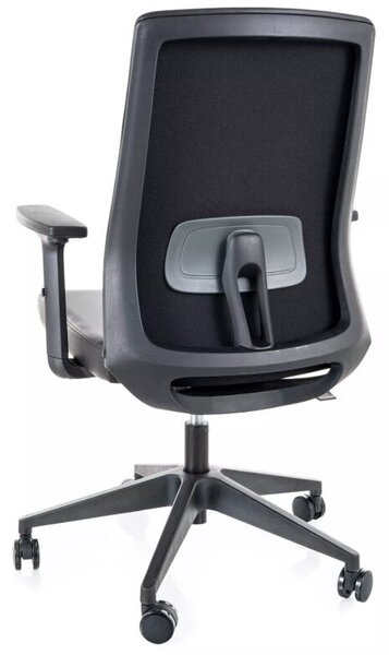 Q-085 ergonomikus forgószék fekete műbőr multiblock mechanizmussal